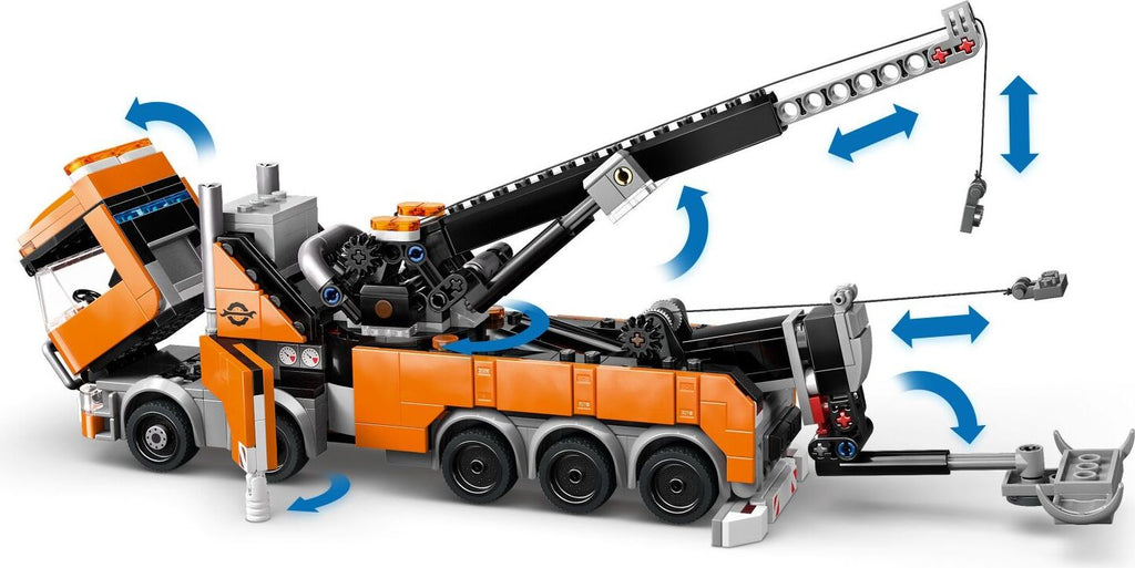 LEGO City Big Vehicles: Heavy-Duty Recovery Tow Truck with Crane