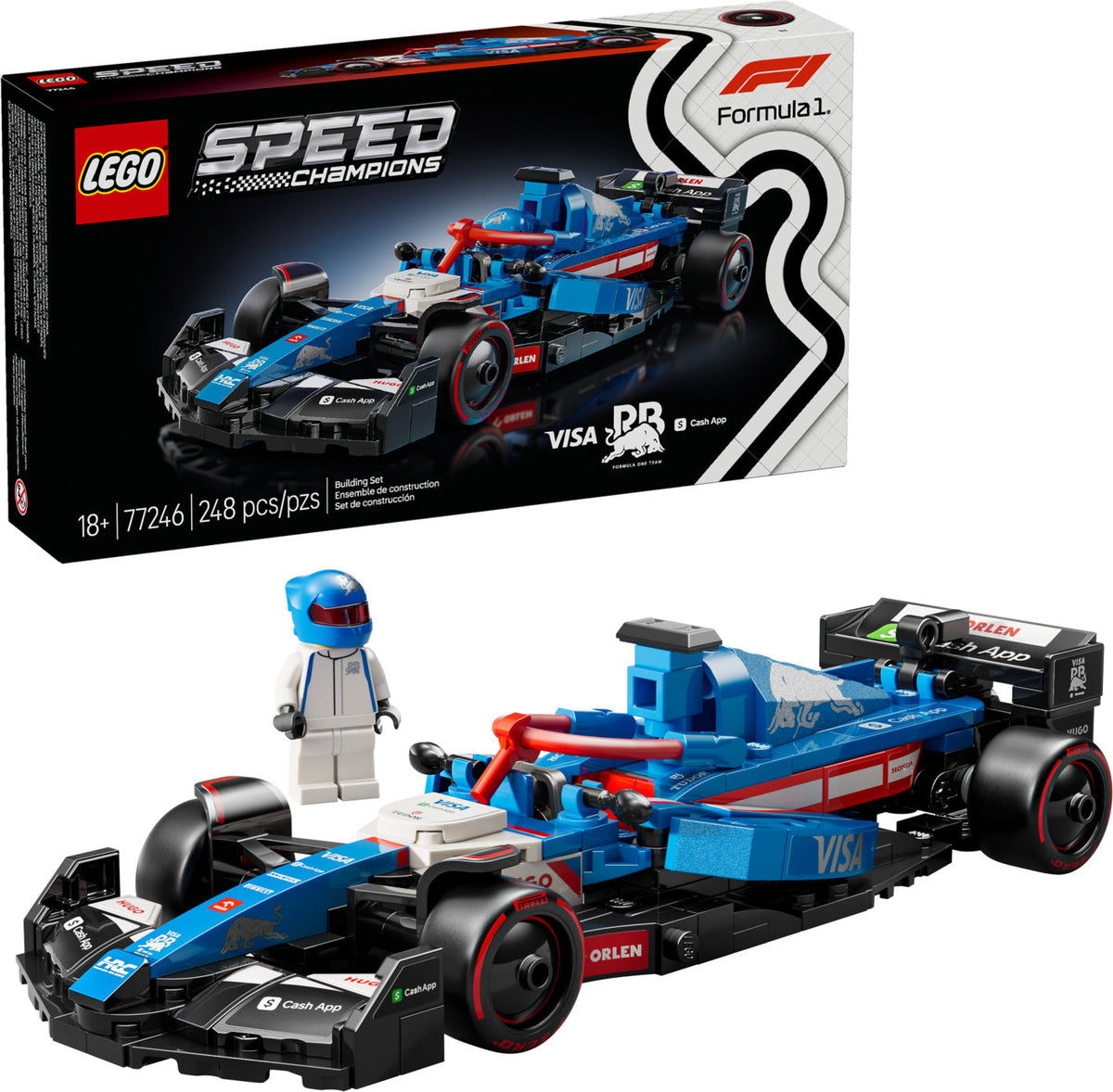 LEGO Speed Champions: Visa Cash App RB VCARB 01 F1® Race Car